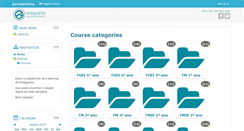 Desktop Screenshot of pontoensino.ensiguarda.pt
